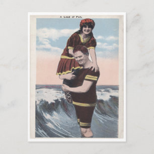 Postal Vintage beach pair