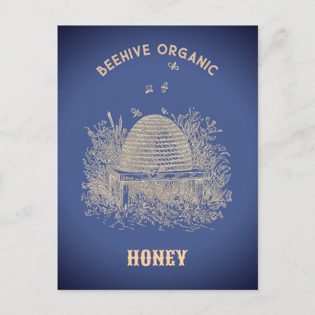Postal Vintage Beehive  (Anverso)