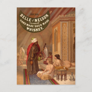 Postal vintage: Belle of Nelson Whiskey