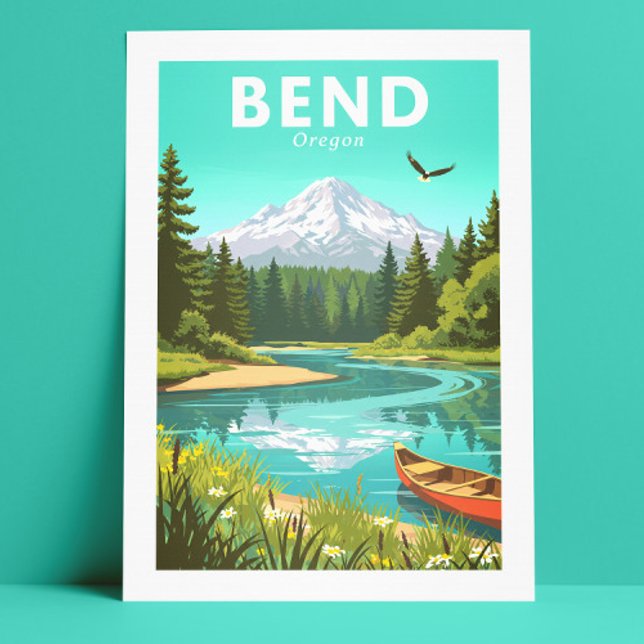 Postal Vintage Bend Oregon (Subido por el creador)