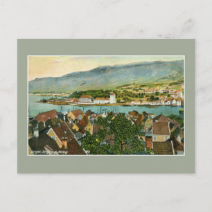 Postal Vintage Bergen Bergenhus Noruega