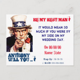 Postal Vintage best man groomsman project