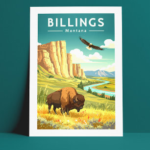 Postal Vintage Billings Montana
