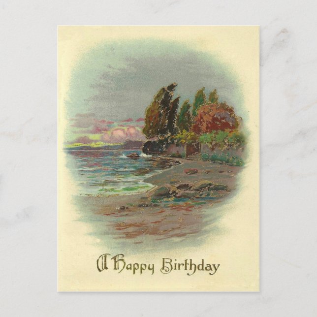 Postal Vintage Birthday (Anverso)