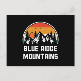 Postal Vintage Blue Ridge Mountains Naturaleza Senderismo