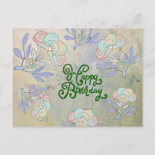 Postal Vintage Blume