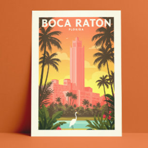 Postal Vintage Boca Raton Florida