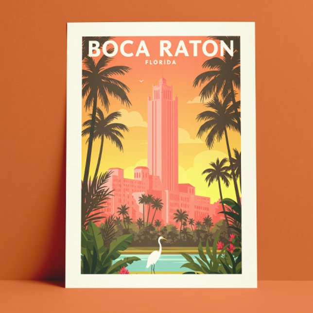 Postal Vintage Boca Raton Florida (Subido por el creador)