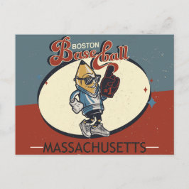 Postal Vintage Boston, Massachusetts Baseball