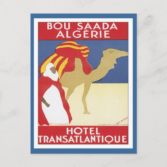 Postal Vintage Bou Saada Argelia (Anverso)