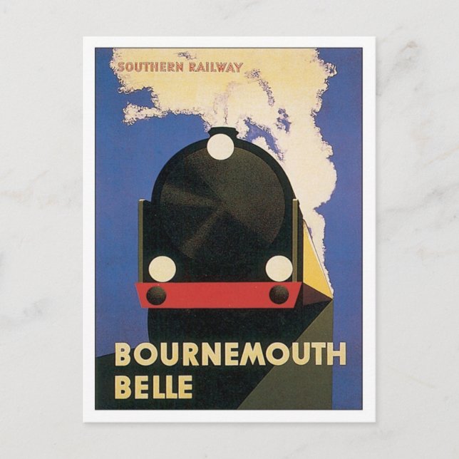 Postal Vintage Bournemouth Southern Railway (Anverso)