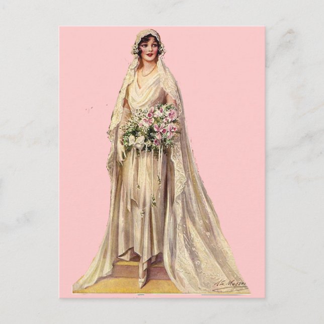 Postal Vintage Bride (Anverso)