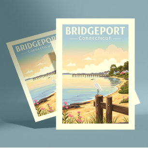 Postal Vintage Bridgeport Connecticut