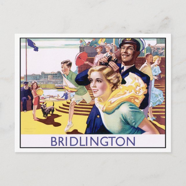 Postal Vintage Bridlington (Anverso)