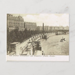 Postal Vintage Britain, Londres, Embankment 1900
