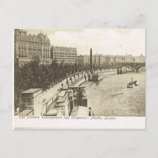 Postal Vintage Britain, Londres, Embankment 1900