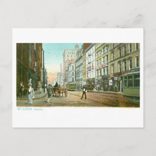 Postal Vintage Broadway, San Luis, Misuri