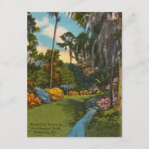 Postal Vintage Brookwood Park, Valdosta Georgia
