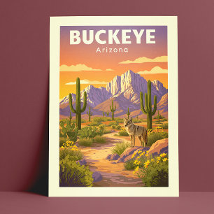 Postal Vintage Buckeye Arizona