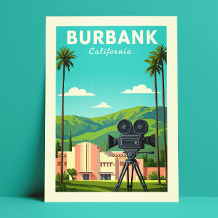 Postal Vintage Burbank California