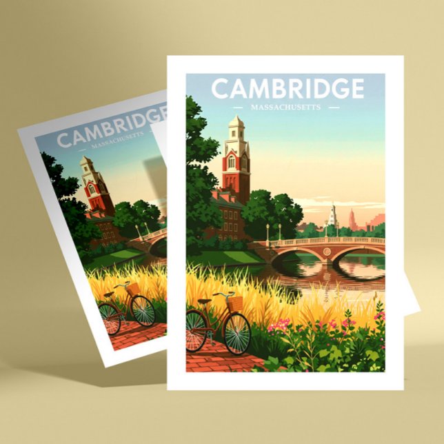 Postal Vintage Cambridge Massachusetts (Subido por el creador)