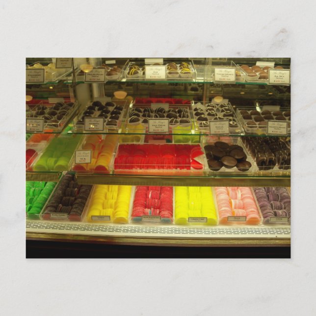 Postal Vintage Candy Store (Anverso)