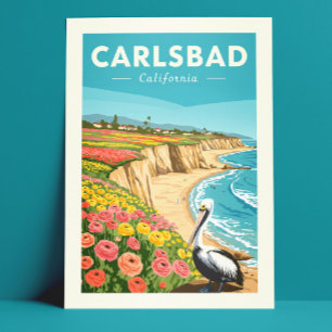 Postal Vintage Carlsbad California
