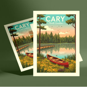 Postal Vintage Cary North Carolina