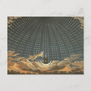 Postal Vintage Celestial Astronomy, Queen of the Night