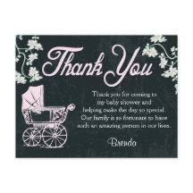 Vintage Chalkboard Shower Gracias Cartas