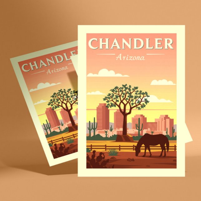 Postal Vintage Chandler Arizona (Subido por el creador)
