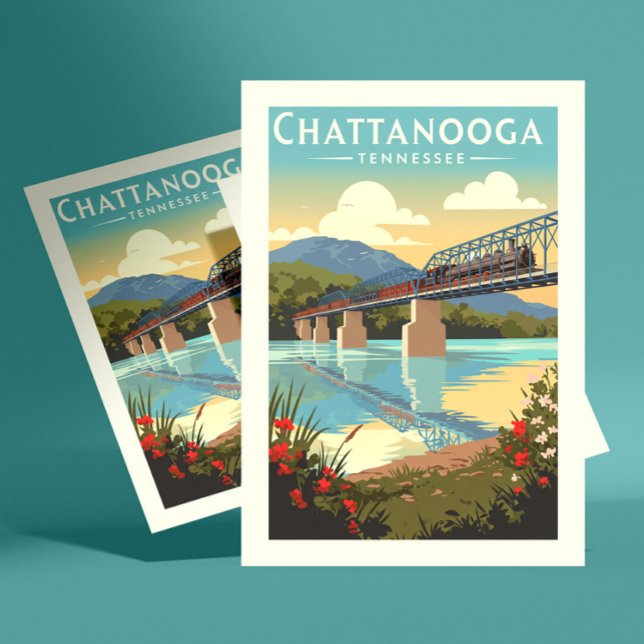 Postal Vintage Chattanooga Tennessee (Subido por el creador)