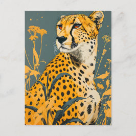 Postal Vintage Cheetah