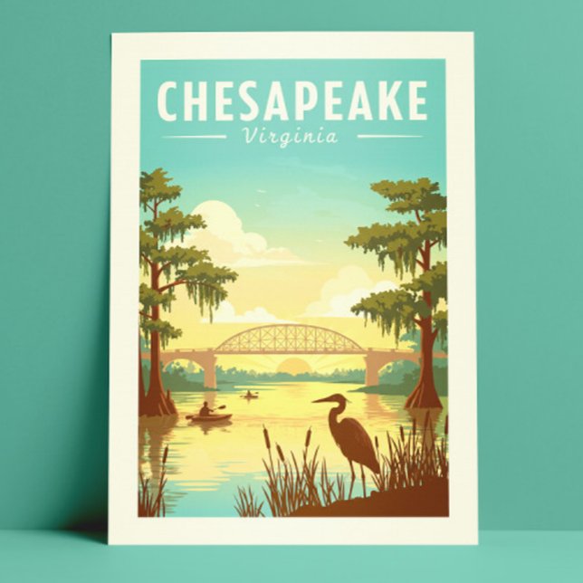 Postal Vintage Chesapeake Virginia (Subido por el creador)