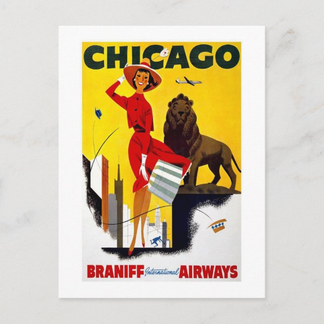 Postal Vintage Chicago (Anverso)