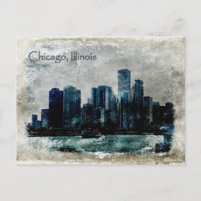 Postal Vintage Chicago (Anverso)
