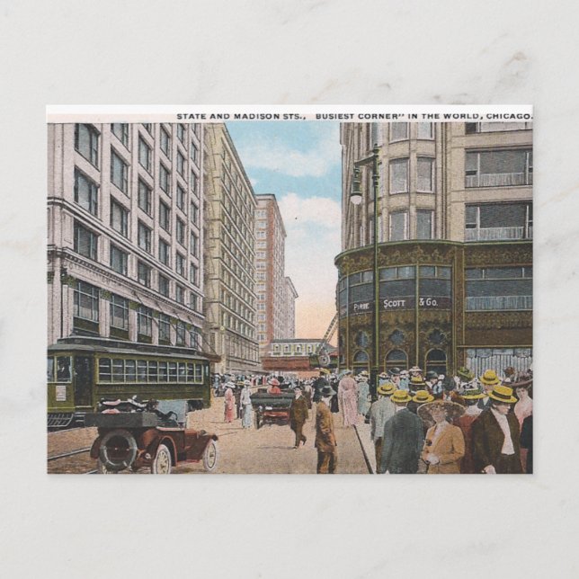 Postal Vintage Chicago (Anverso)