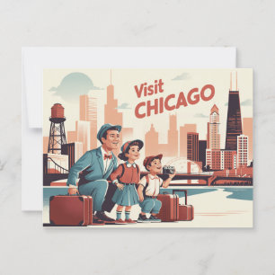 Postal Vintage Chicago