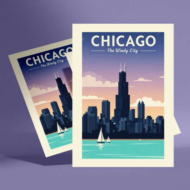 Postal Vintage Chicago (Subido por el creador)