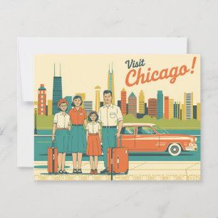 Postal Vintage Chicago