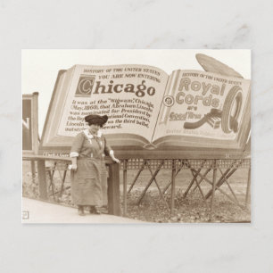 Postal Vintage Chicago Billboard