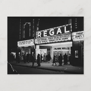 Postal Vintage Chicago, el Marqués del Teatro Regal