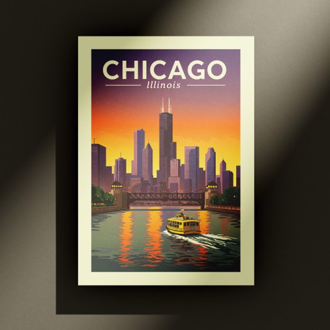 Postal Vintage Chicago Illinois (Subido por el creador)