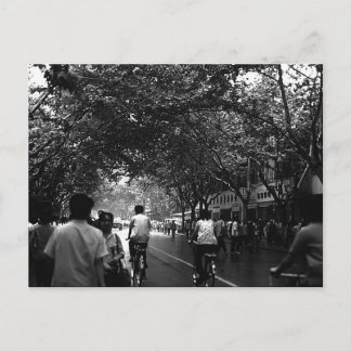 Postal Vintage China Shanghai street