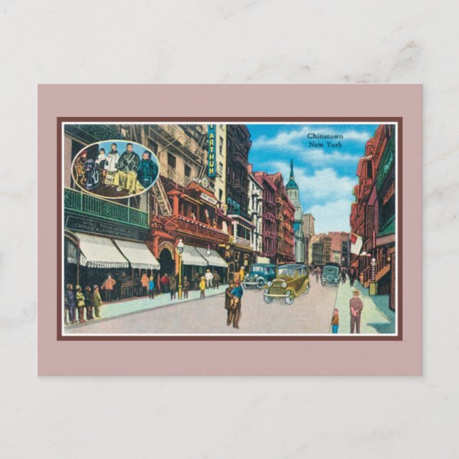 Postal Vintage Chinatown (Anverso)