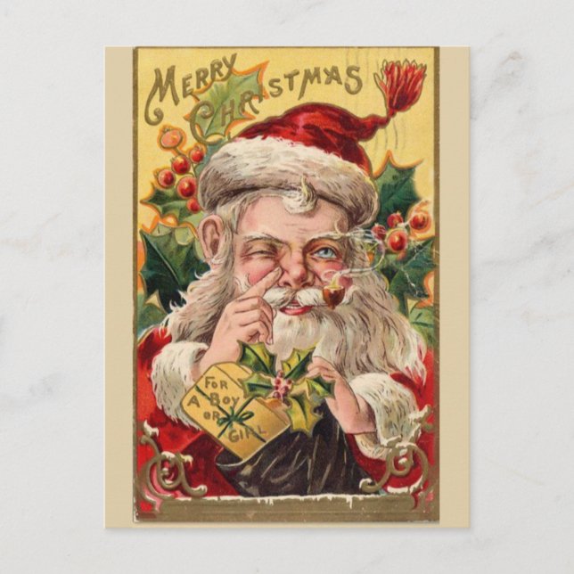 Postal Vintage Christmas (Anverso)