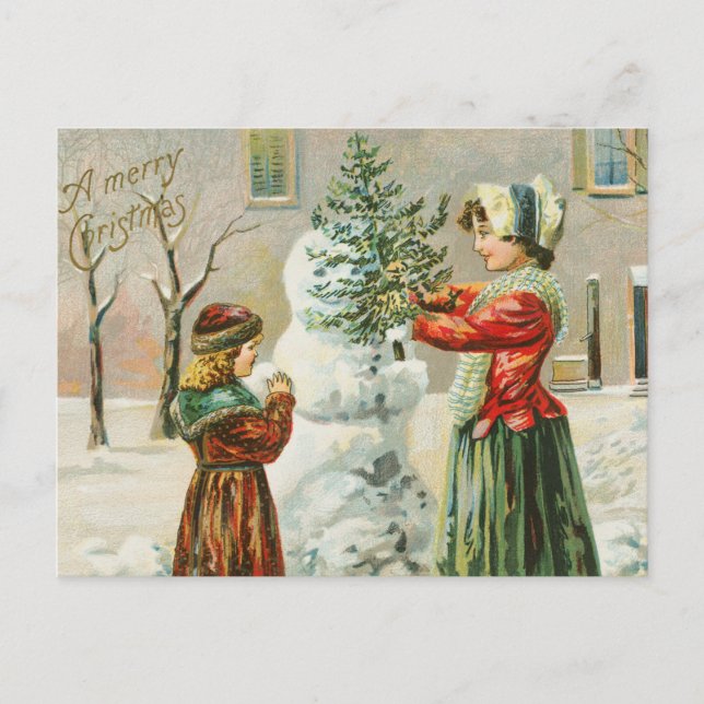 Postal Vintage Christmas (Anverso)