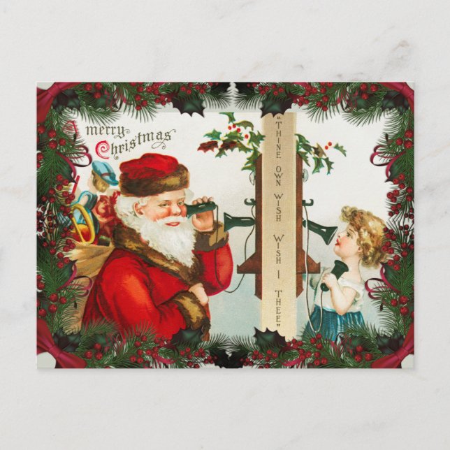 Postal Vintage Christmas (Anverso)