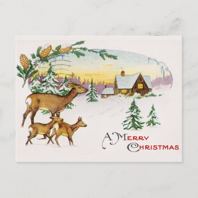 Postal Vintage Christmas (Anverso)