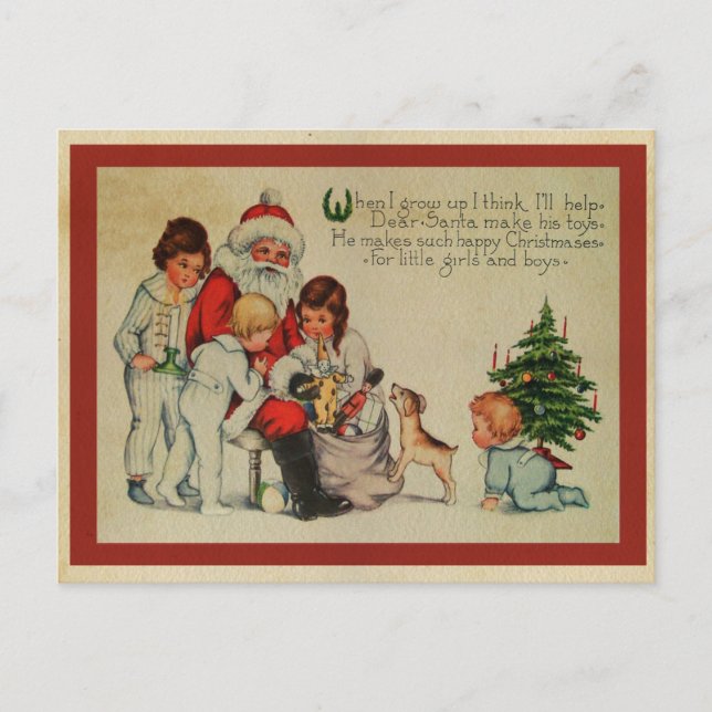 Postal Vintage Christmas (Anverso)